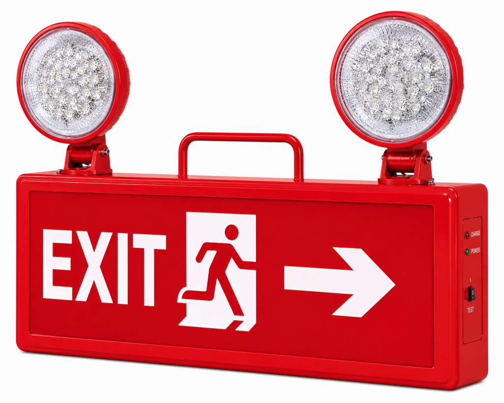 Emergency Exit Light for Commercial and Industrial Buildings